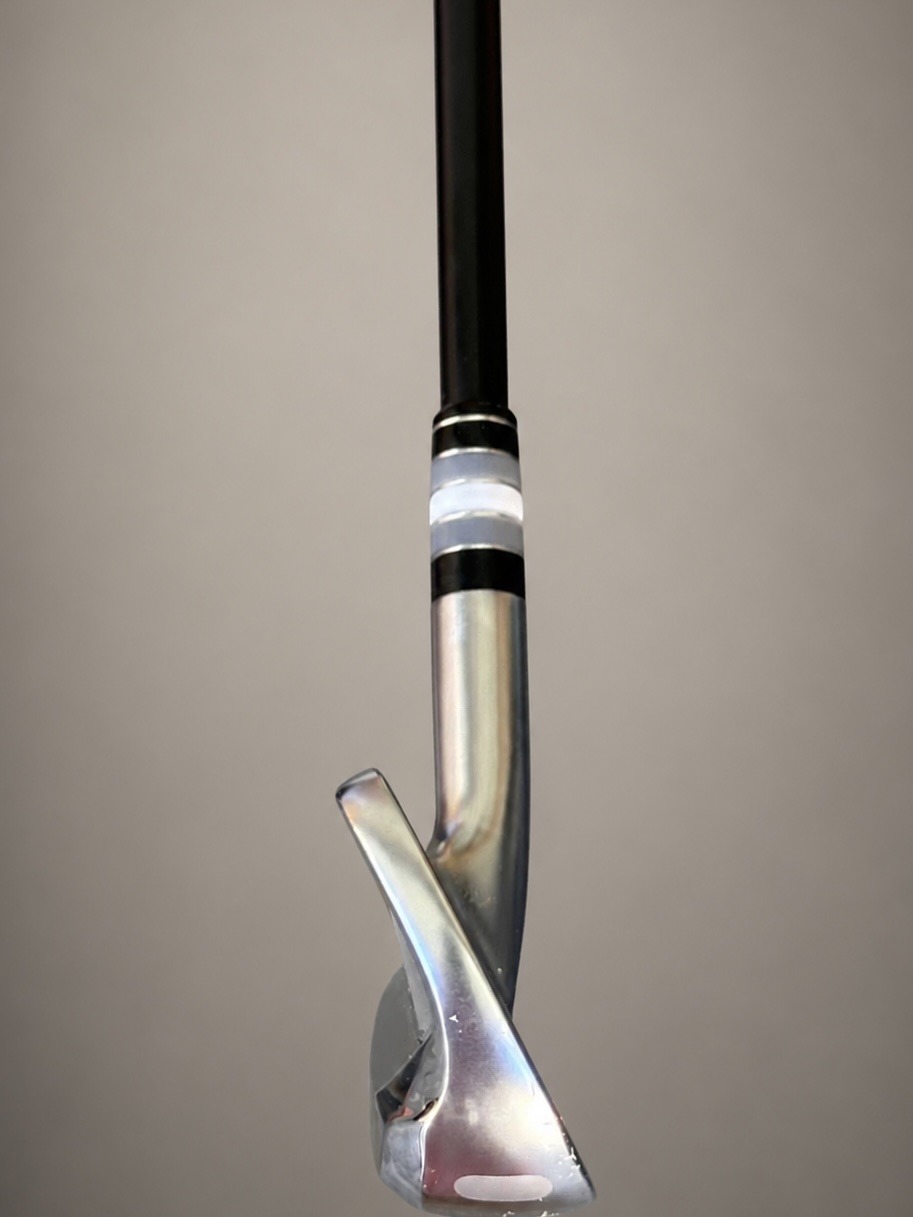 A Gray Thunder ferrule installed on an iron, seating the black shaft into the polished hosel.
